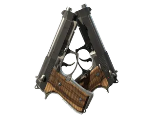 Dual Berettas | Black Limba