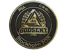 Patch | GODSENT (Gold) | Stockholm 2021