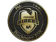 Patch | Movistar Riders (Gold) | Stockholm 2021