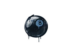 Sealed Graffiti | 8-Ball (Monarch Blue)