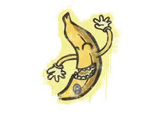 Sealed Graffiti | Banana