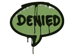 Sealed Graffiti | Denied (Battle Green)