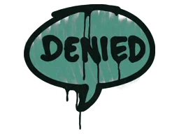 Sealed Graffiti | Denied (Frog Green)