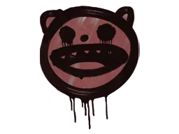 Sealed Graffiti | Happy Cat (Brick Red)