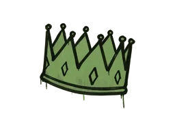 Sealed Graffiti | King Me (Battle Green)