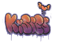 Sealed Graffiti | Kisses