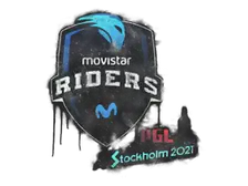 Sealed Graffiti | Movistar Riders | Stockholm 2021