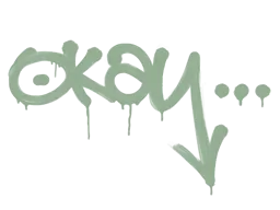 Sealed Graffiti | Okay (Cash Green)