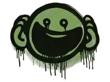 Sealed Graffiti | OMG (Battle Green)