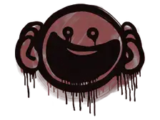 Sealed Graffiti | OMG (Brick Red)