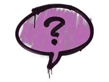 Sealed Graffiti | Question Mark (Bazooka Pink)