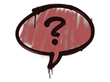 Sealed Graffiti | Question Mark (Blood Red)