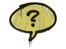 Sealed Graffiti | Question Mark (Tracer Yellow)