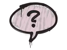 Sealed Graffiti | Question Mark (War Pig Pink)