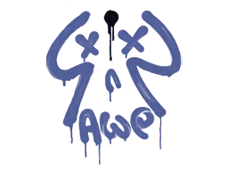 Sealed Graffiti | Recoil AWP (SWAT Blue)