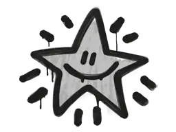 Sealed Graffiti | Shining Star (Shark White)