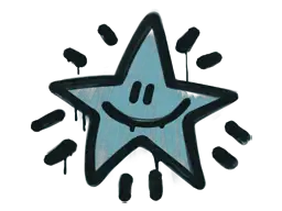 Sealed Graffiti | Shining Star (Wire Blue)