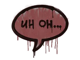 Sealed Graffiti | Uh Oh (Brick Red)