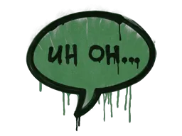 Sealed Graffiti | Uh Oh (Jungle Green)