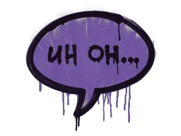 Sealed Graffiti | Uh Oh (Monster Purple)