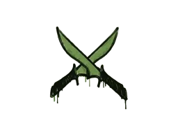 Sealed Graffiti | X-Knives (Battle Green)