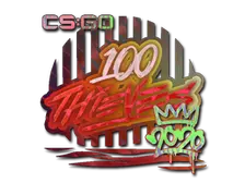 Sticker | 100 Thieves (Holo) | 2020 RMR