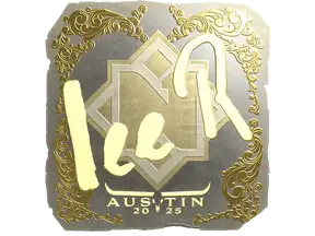 Sticker | 1eeR (Gold) | Austin 2025
