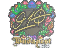 Sticker | 910 (Embroidered) | Budapest 2025