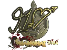 Sticker | 910 (Gold) | Shanghai 2024