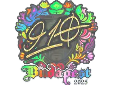 Sticker | 910 (Holo) | Budapest 2025