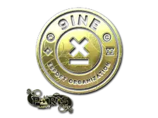Sticker | 9INE (Gold) | Paris 2023