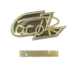 Sticker | acoR (Gold) | Copenhagen 2024