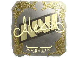 Sticker | Aleksib (Gold) | Austin 2025