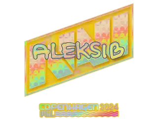 Sticker | Aleksib (Holo) | Copenhagen 2024