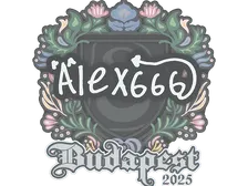 Sticker | alex666 | Budapest 2025
