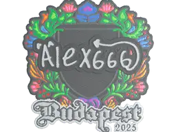 Sticker | alex666 (Embroidered) | Budapest 2025