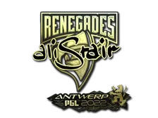 Sticker | aliStair (Gold) | Antwerp 2022