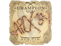 Sticker | apEX (Champion) | Austin 2025