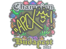 Sticker | apEX (Embroidered, Champion) | Budapest 2025