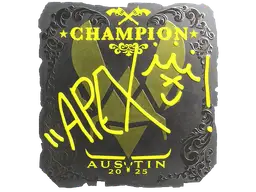 Sticker | apEX (Foil, Champion) | Austin 2025