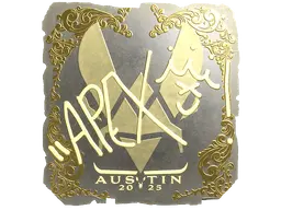 Sticker | apEX (Gold) | Austin 2025
