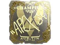 Sticker | apEX (Gold, Champion) | Austin 2025