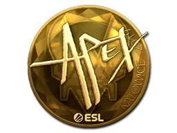 Sticker | apEX (Gold) | Katowice 2019