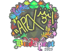 Sticker | apEX (Holo) | Budapest 2025