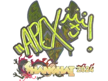 Sticker | apEX (Holo) | Shanghai 2024