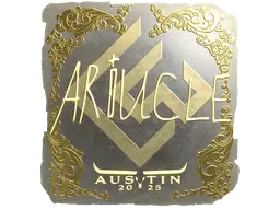 Sticker | Ariucle (Gold) | Austin 2025