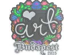 Sticker | arT (Embroidered) | Budapest 2025