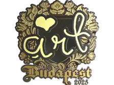 Sticker | arT (Gold) | Budapest 2025