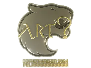 Sticker | arT (Gold) | Copenhagen 2024