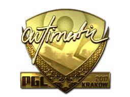 Sticker | autimatic (Gold) | Krakow 2017